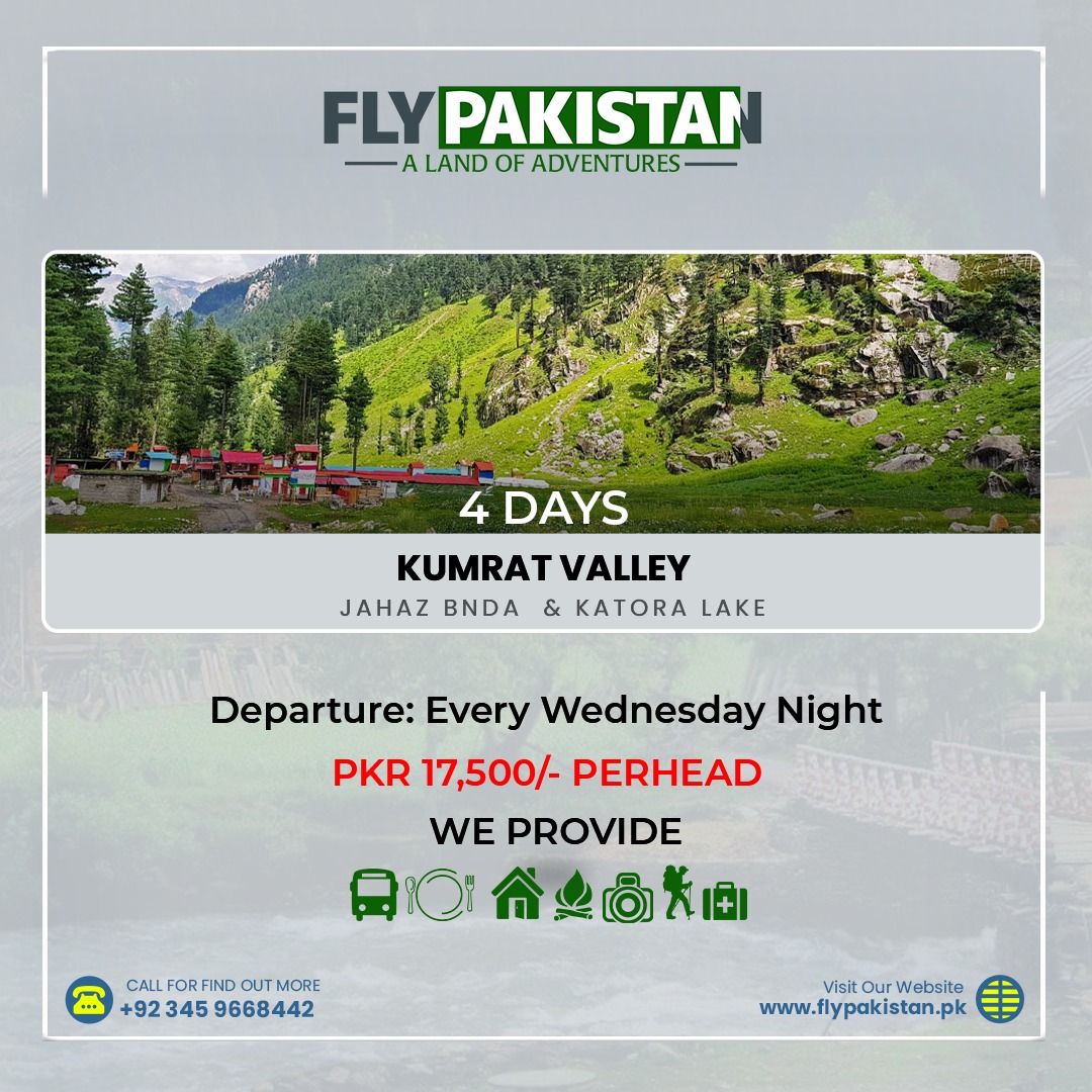 Book Deal 4 Days Tour To Kumrat Valley 